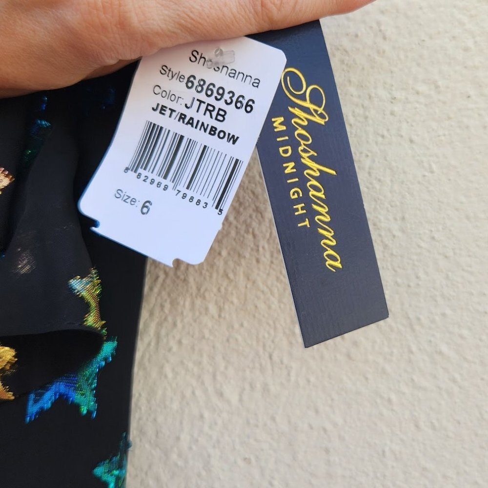 Shoshanna Nyla Metallic Star Mini Dress - Picture 7 of 9